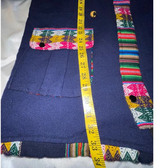 Quilted Ethnic Print Coat - Women's Size XL - Soft, Cozy, Warm & Pretty - Picture 11 of 11